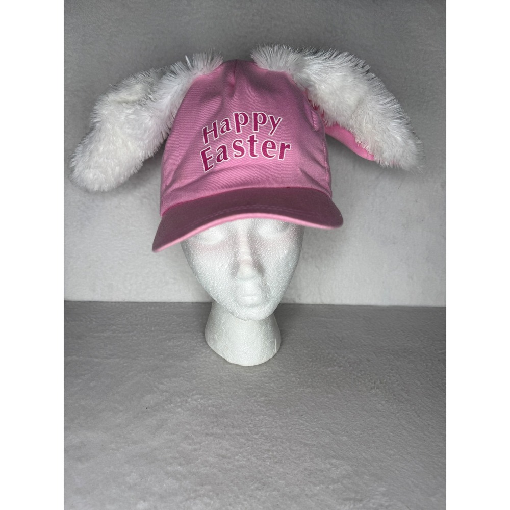 Dan Dee Happy Easter Bunny Ear Hat CBE09-006 Pink Adult Snapback Baseball Cap